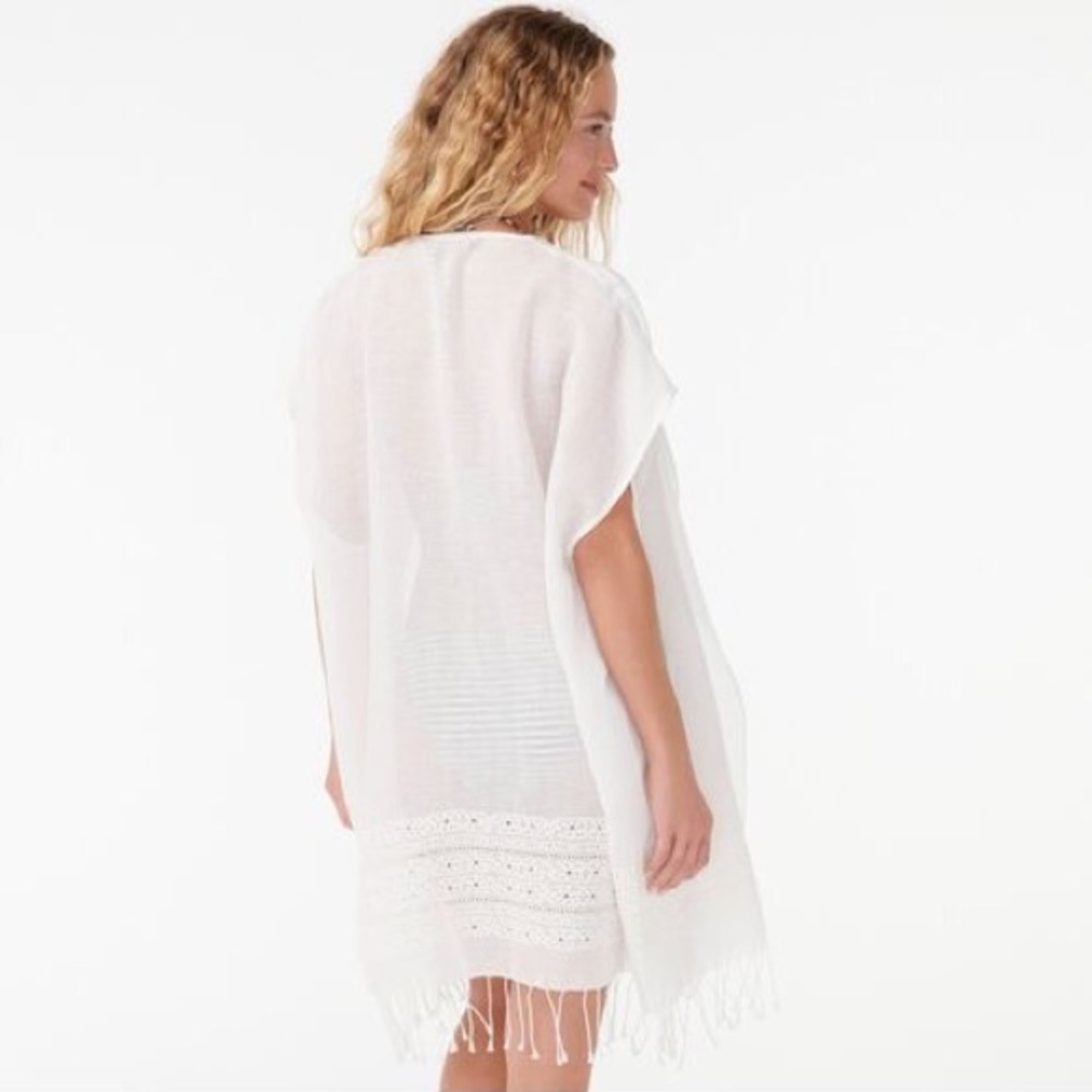 J Crew Beach Poncho Eyelet